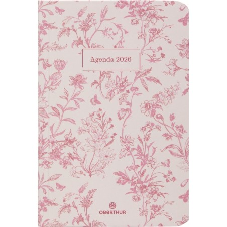 Agenda Sem 15 poche Vienne 2026 floral