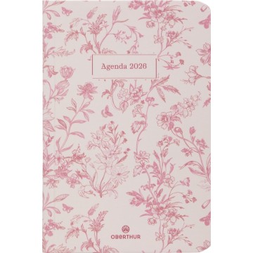 Agenda Sem 15 poche Vienne 2026 floral