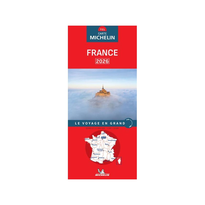 Carte routière 721 France 2026
