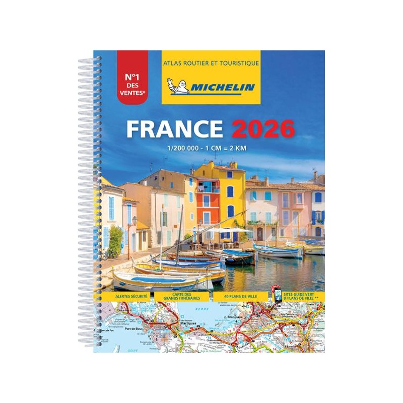 Atlas routier France 2026 Spirale