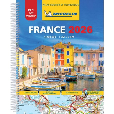 Atlas routier France 2026 Spirale