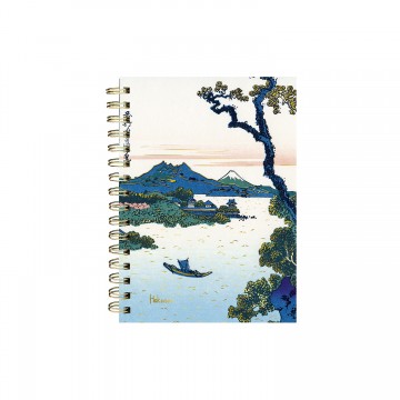 Carnet à spirales - Le Musée - Hokusai - lac