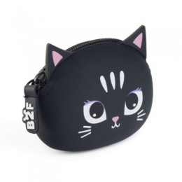 Porte-monnaie silicone Chat...